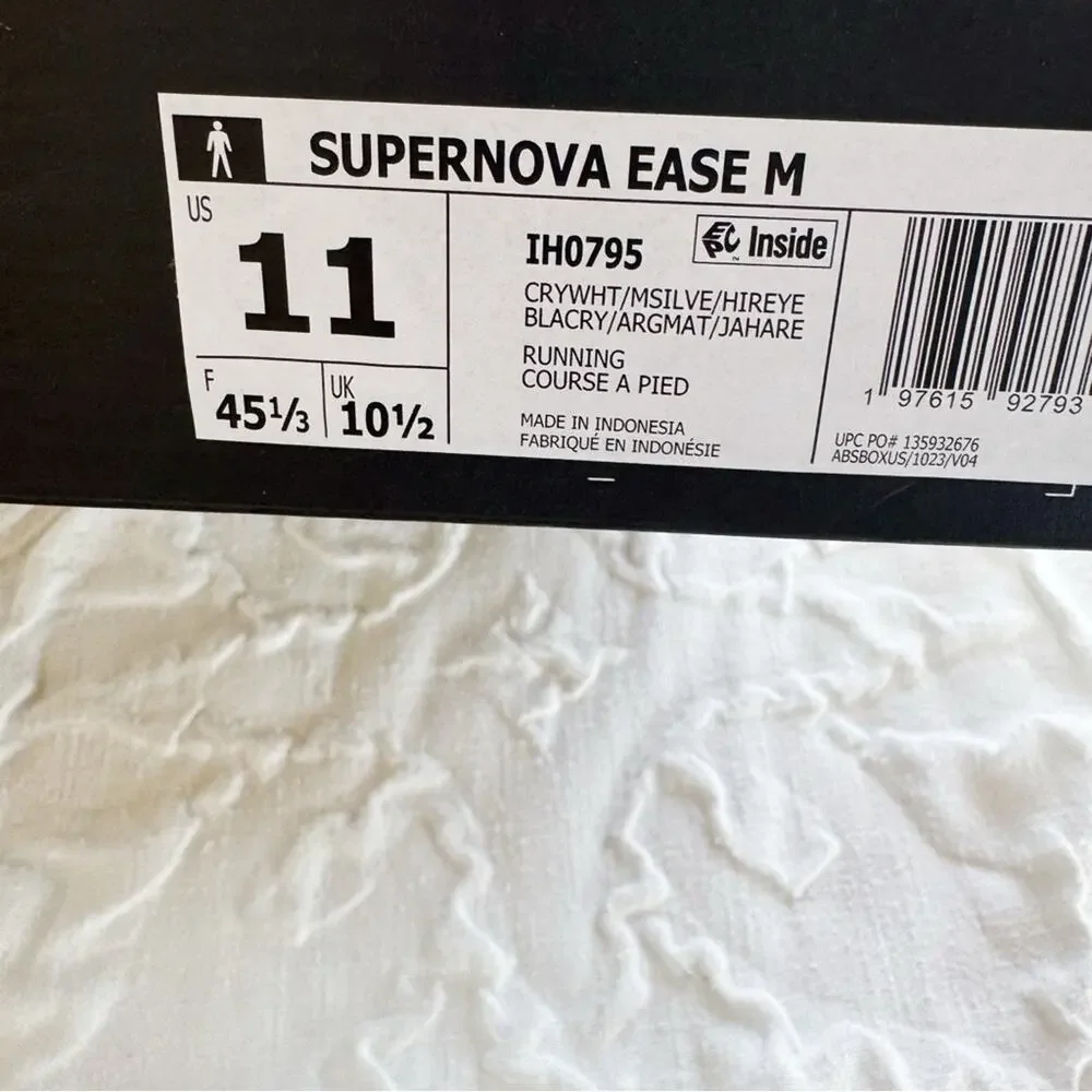 Adidas Supernova Ease Running Shoes Mens Size 11